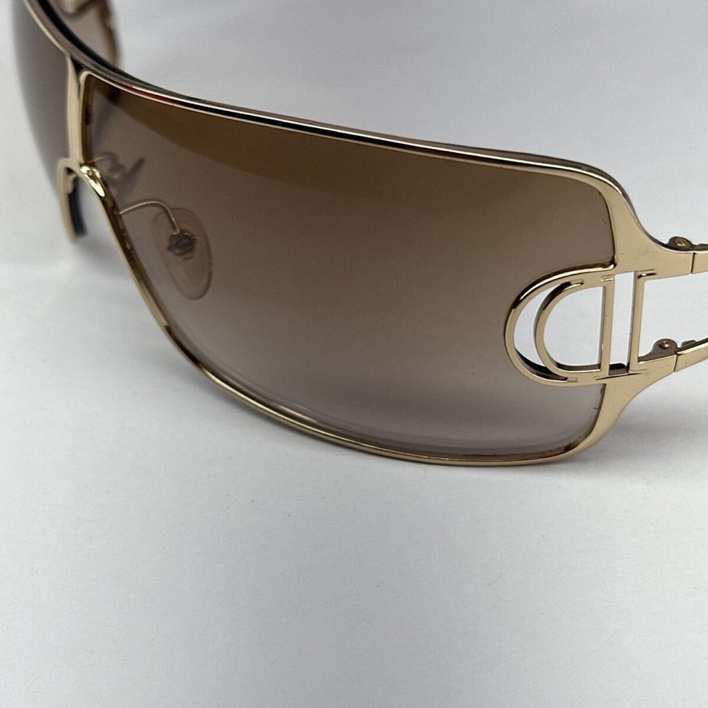 VINTAGE DIOR " DIORISSIMO " OVERSIZED BUBBLE GALLIANO ERA Y2K SUNGLASSES ITALY